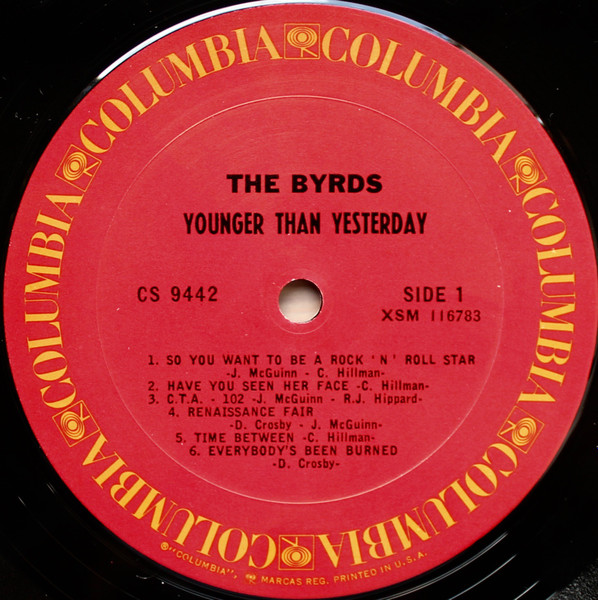 The Byrds - Younger Than Yesterday (LP, Album, RE)