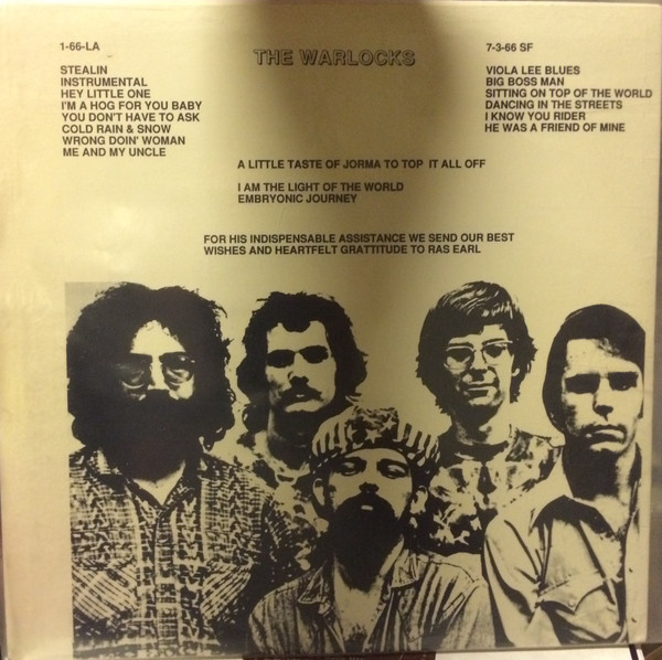 The Warlocks (4) - Garcia's Gang (2xLP, Unofficial)