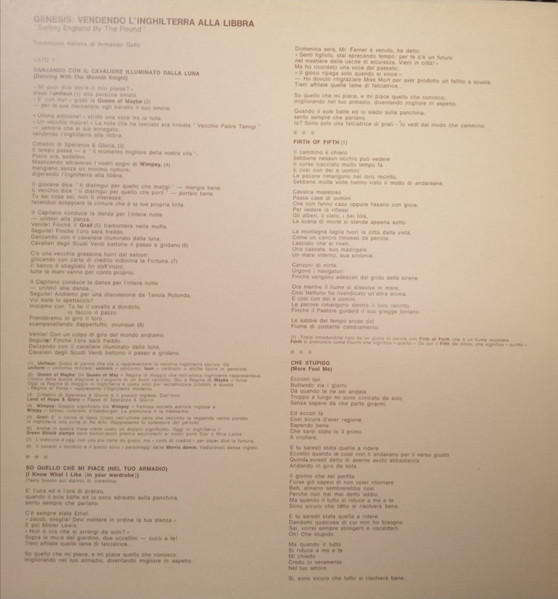 Genesis - Selling England By The Pound (LP, Album, Gat)