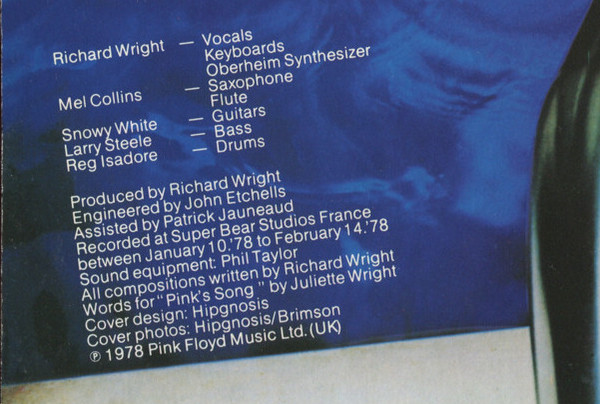 Richard Wright - Wet Dream (LP, Album, Gat)