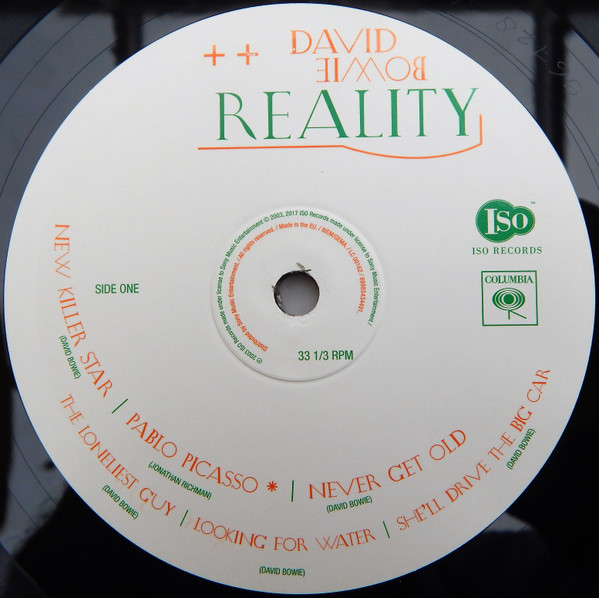 David Bowie - Reality (LP, Album, RE, 180)