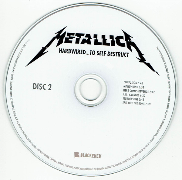 Metallica - Hardwired...To Self-Destruct (2xCD, Album, Dig)