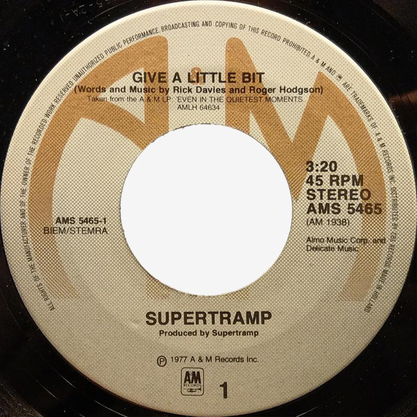 Supertramp - Give A Little Bit (7
