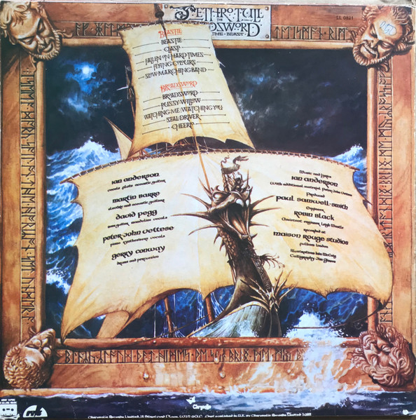 Jethro Tull - The Broadsword And The Beast (LP, Album, RE)