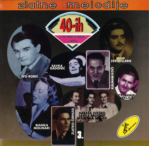 Various - Zlatne Melodije 40-ih 3 (LP, Comp, Mono)