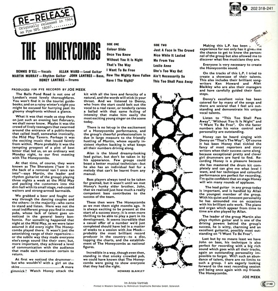 The Honeycombs - The Honeycombs (LP, Album, RE)