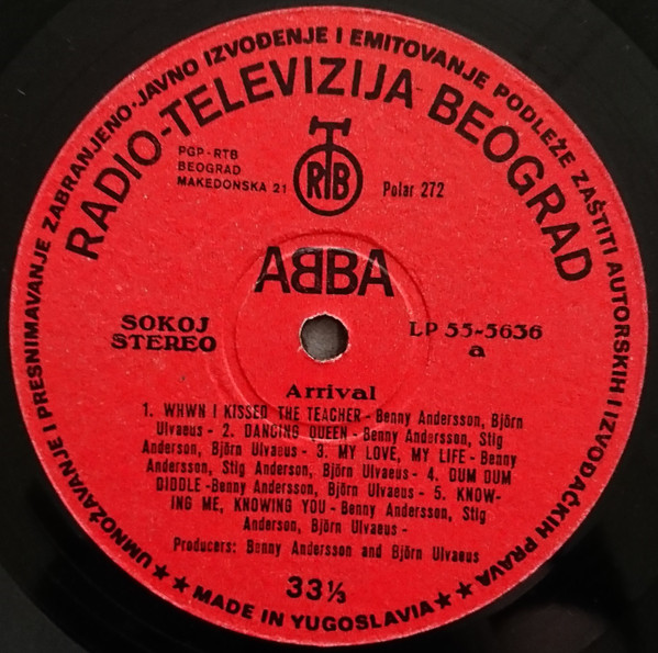 ABBA - Arrival (LP, Album, RP, SRE)