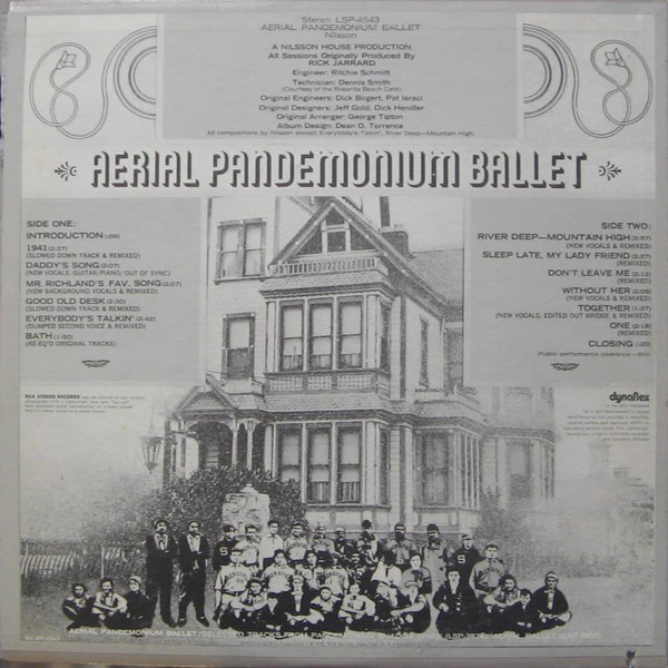 Nilsson* - Aerial Pandemonium Ballet (LP, Album, Roc)