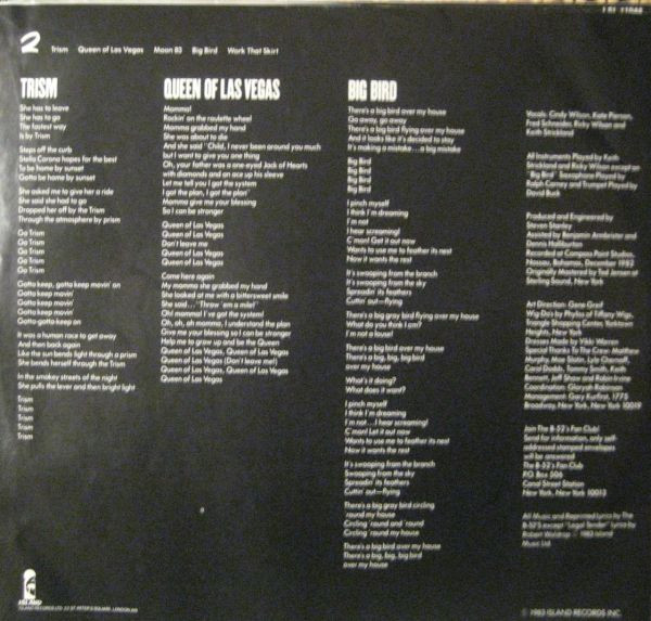 The B-52's - Whammy! (LP, Album)