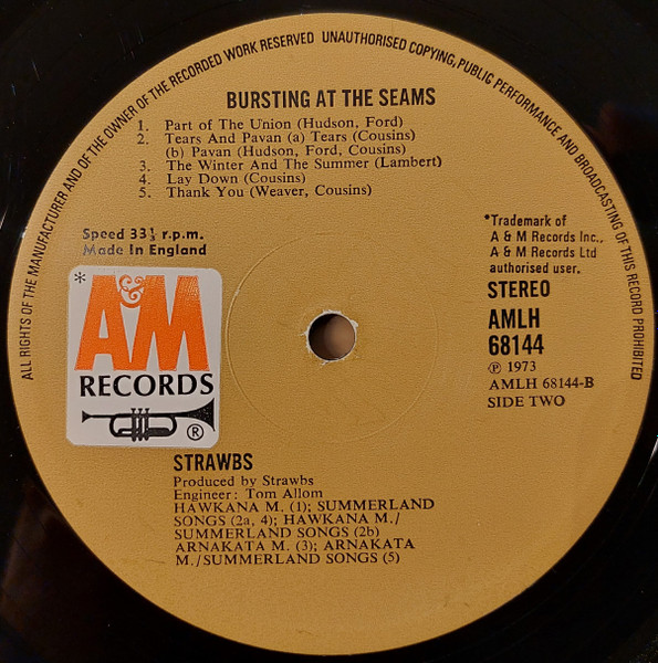 Strawbs - Bursting At The Seams (LP, Album)