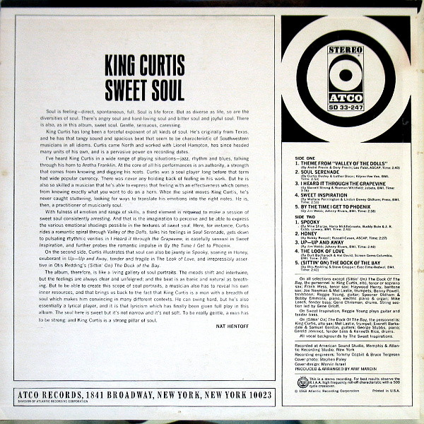 King Curtis - Sweet Soul (LP, Album)
