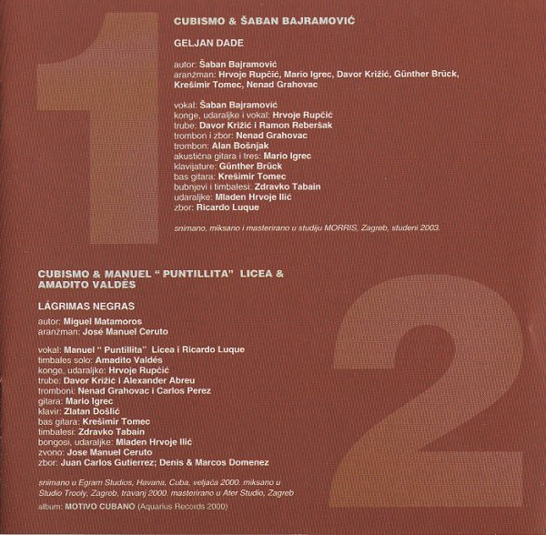 Cubismo & World Stars United - Amigos (CD, Comp)