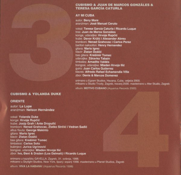 Cubismo & World Stars United - Amigos (CD, Comp)