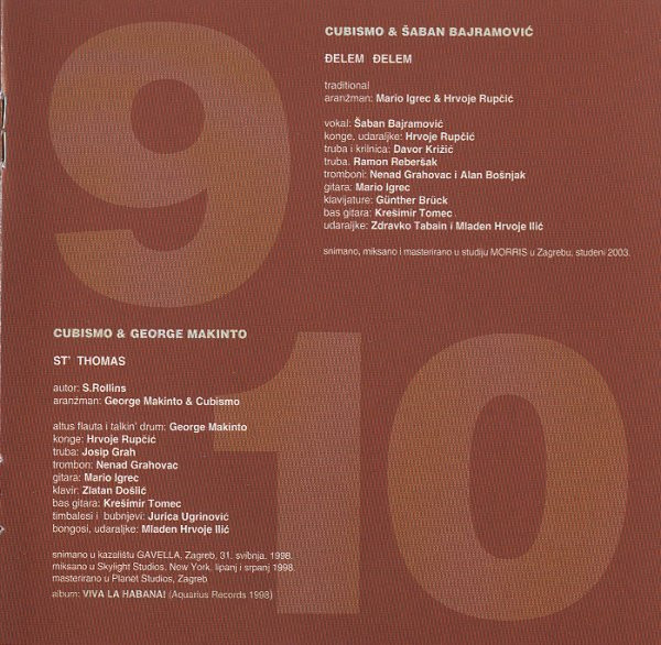 Cubismo & World Stars United - Amigos (CD, Comp)