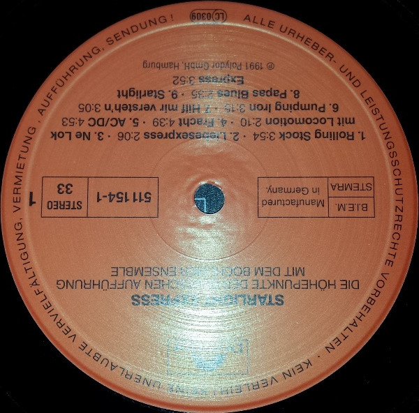 Andrew Lloyd Webber Mit Stevie Woods Und Claudia Bradley - Starlight Express - Die Höhepunkte Der Deutschen Aufführung Mit Dem Bochumer Ensemble (LP, Album)