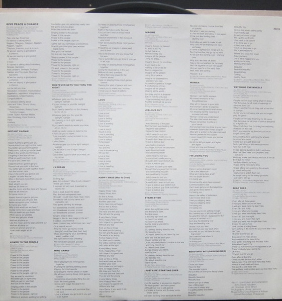 John Lennon - The John Lennon Collection (LP, Comp)