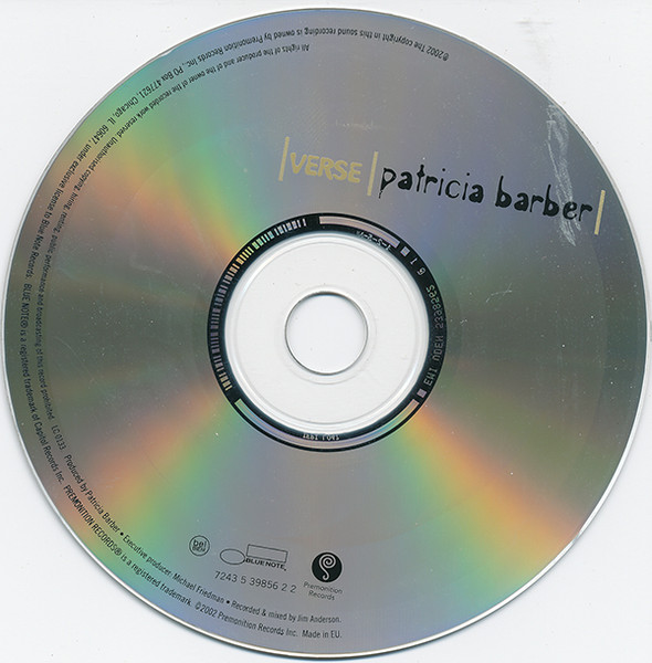 Patricia Barber - Verse (CD, Album)