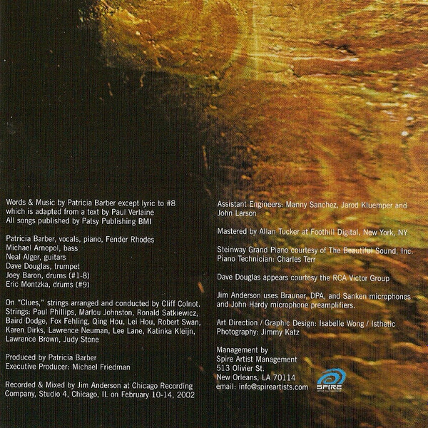 Patricia Barber - Verse (CD, Album)