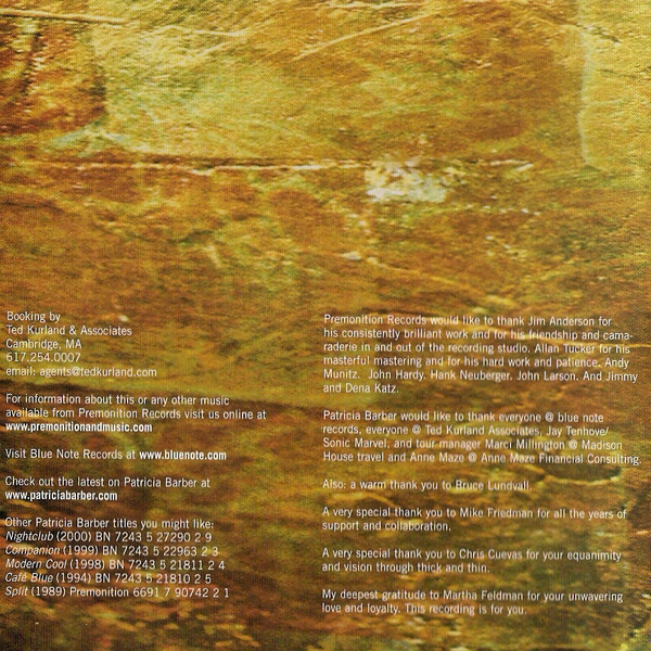 Patricia Barber - Verse (CD, Album)