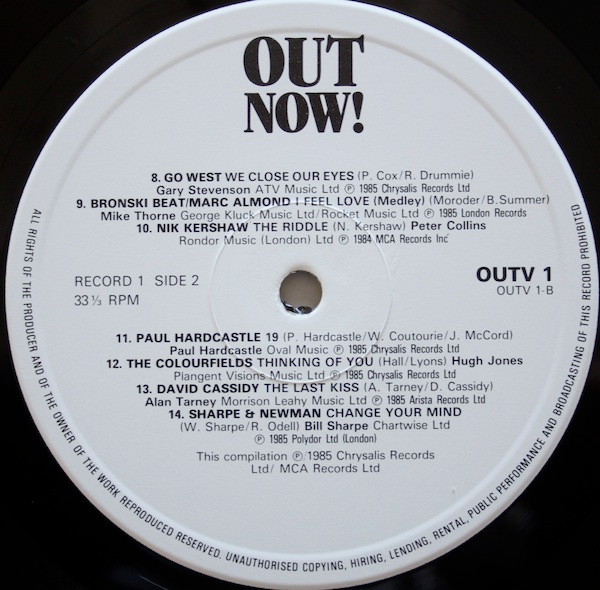 Various - Out Now! (2xLP, Comp)