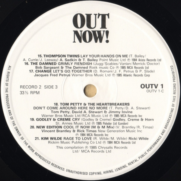 Various - Out Now! (2xLP, Comp)