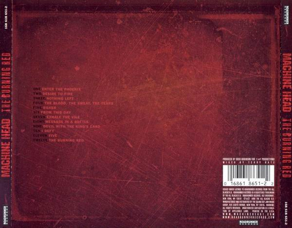 Machine Head (3) - The Burning Red (CD, Album)