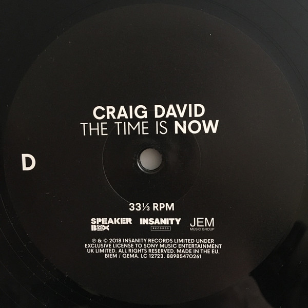 Craig David - The Time Is Now (2xLP, Album, Dlx)