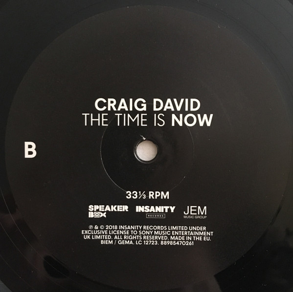 Craig David - The Time Is Now (2xLP, Album, Dlx)