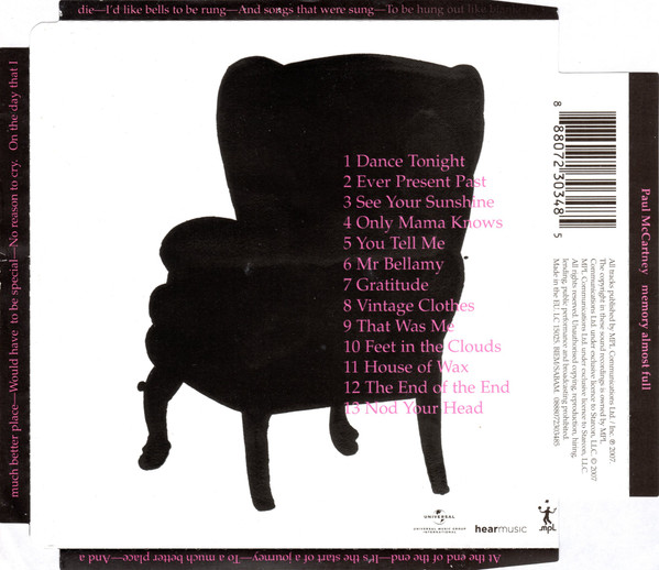 Paul McCartney - Memory Almost Full (CD, Album, Sup)