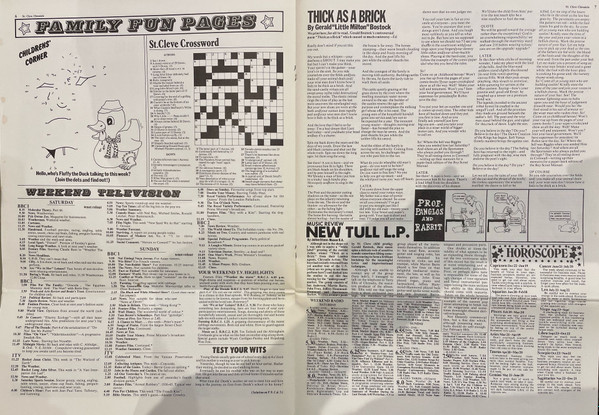 Jethro Tull - Thick As A Brick (LP, Album, RE, Gat)
