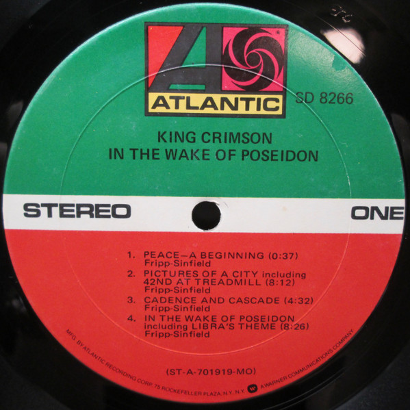 King Crimson - In The Wake Of Poseidon (LP, Album, RE, MO )