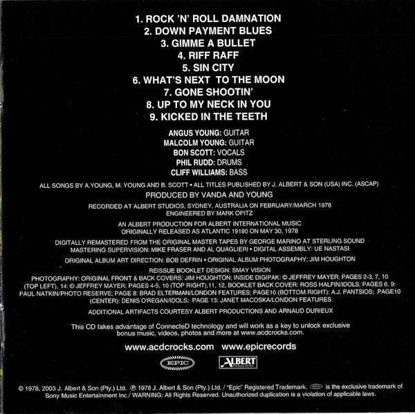 AC/DC - Powerage (CD, Album, Enh, RE, RM, Dig)