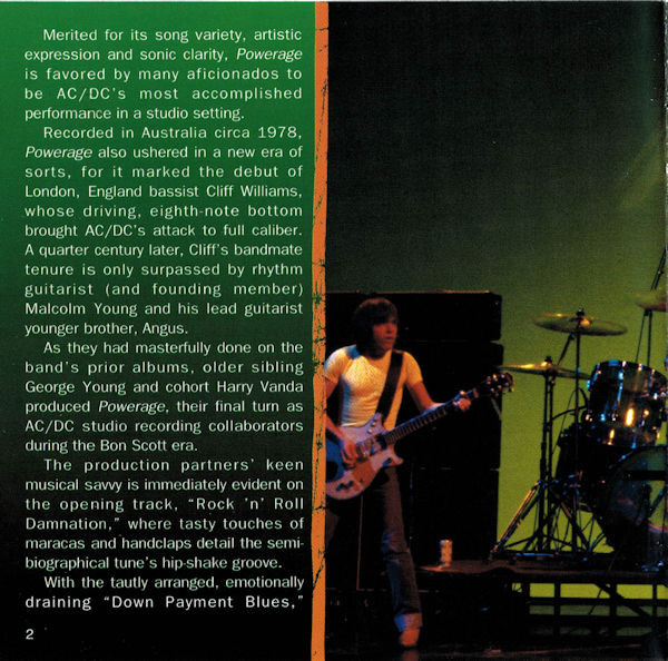 AC/DC - Powerage (CD, Album, Enh, RE, RM, Dig)