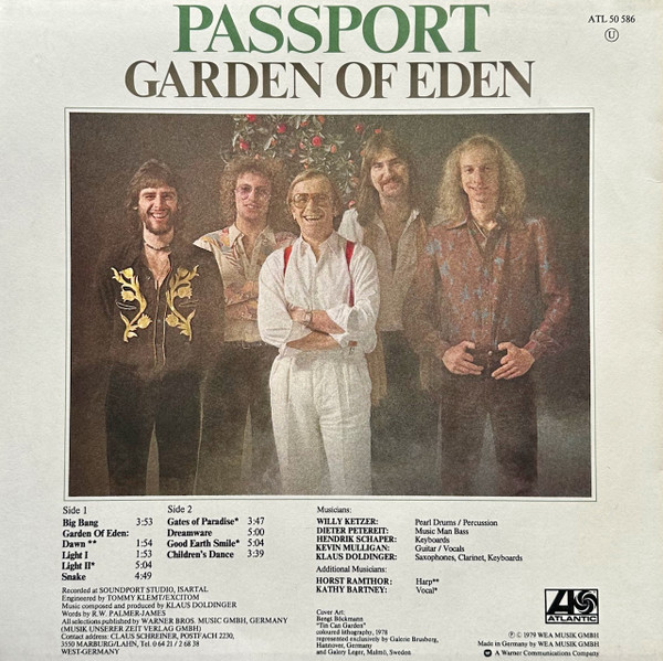Passport (2) - Garden Of Eden (LP, Album)