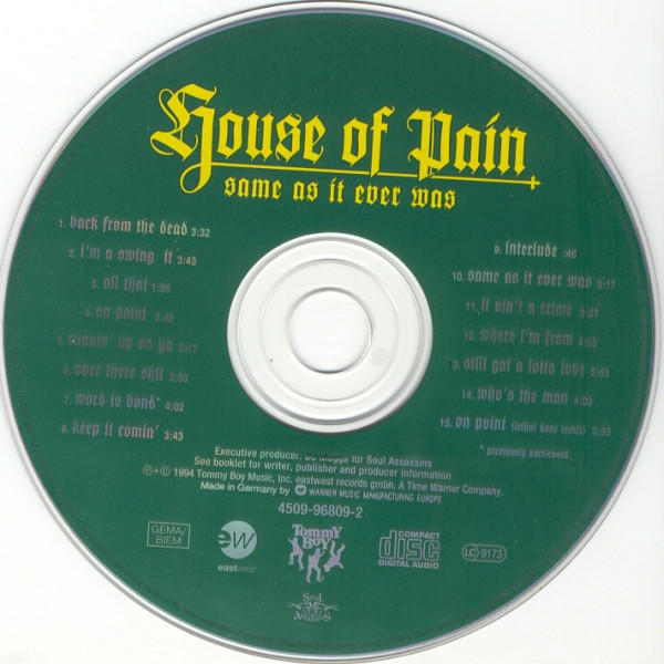 House Of Pain - Same As It Ever Was (CD, Album)