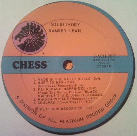 Ramsey Lewis - Solid Ivory: His Greatest Hits (2xLP, Comp)