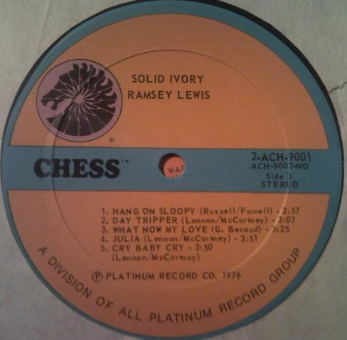 Ramsey Lewis - Solid Ivory: His Greatest Hits (2xLP, Comp)
