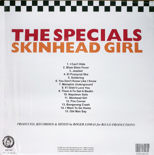 The Specials - Skinhead Girl (LP, Album, RE)