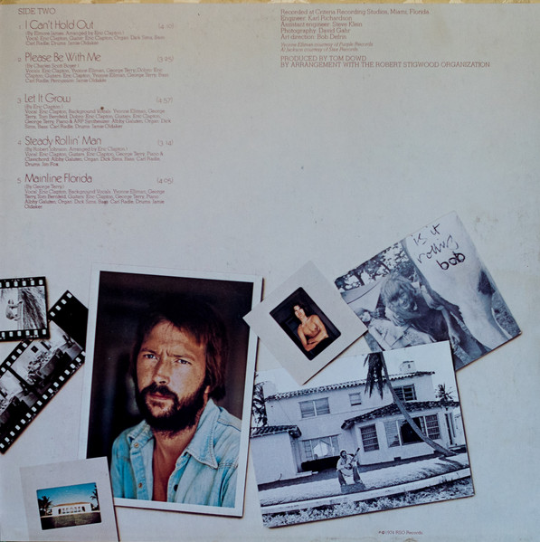 Eric Clapton - 461 Ocean Boulevard (LP, Album, Gat)