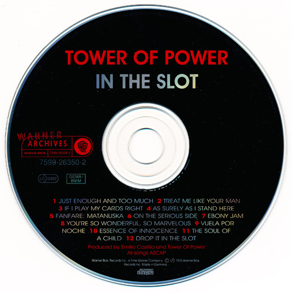 Tower Of Power - In The Slot (CD, Album, RE)