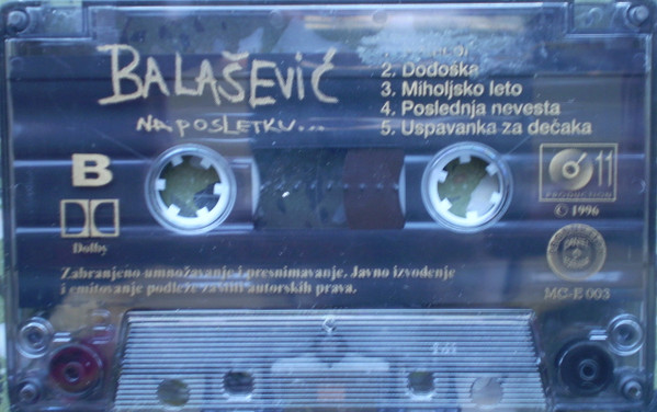 Balašević* - Naposletku... (Cass, Album)