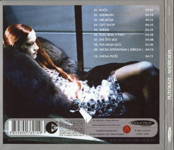 Putokazi - Androida (CD, Album, Copy Prot.)
