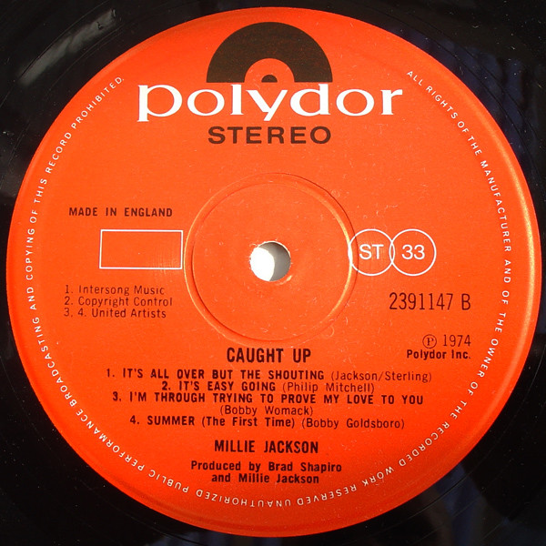 Millie Jackson - Caught Up (LP, Album)