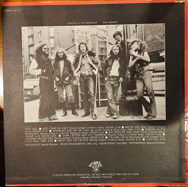 King Harvest - Dancing In The Moonlight (LP, Album, Bes)