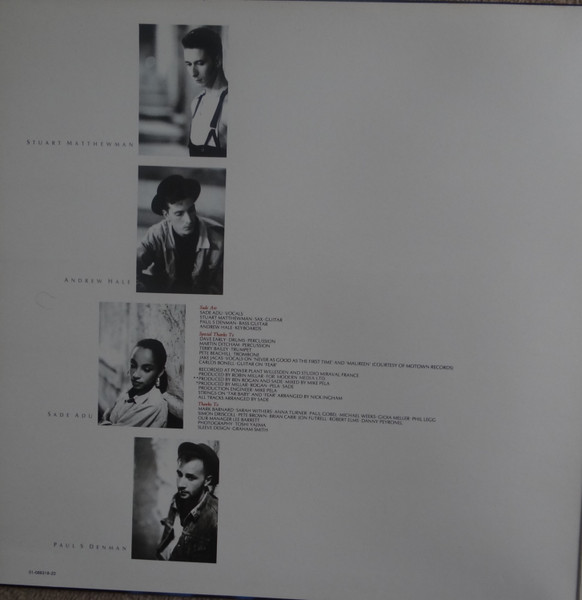 Sade - Promise (LP, Album, Whi)