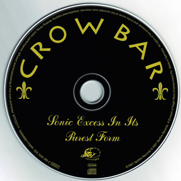 Crowbar (2) - Sonic Excess In Its Purest Form (CD, Album)