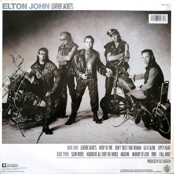 Elton John - Leather Jackets (LP, Album)