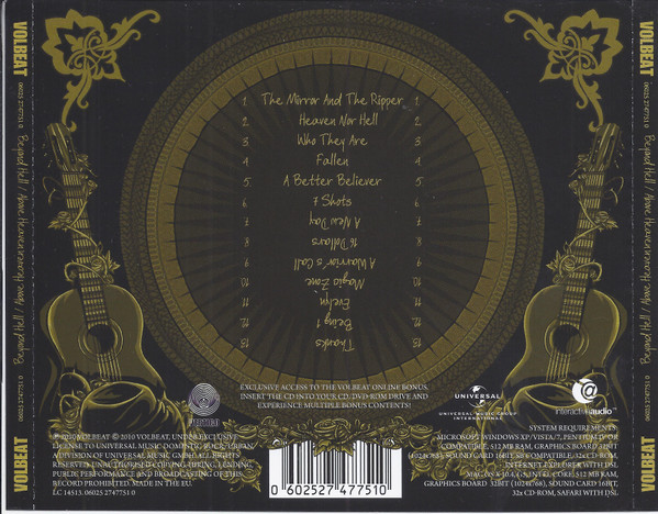 Volbeat - Beyond Hell / Above Heaven (CD, Album, RE)