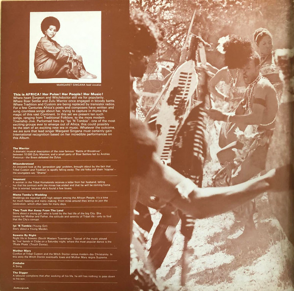 Ipi 'N Tombia* Featuring Margaret Singana - The Warrior (LP, Album, Gat)