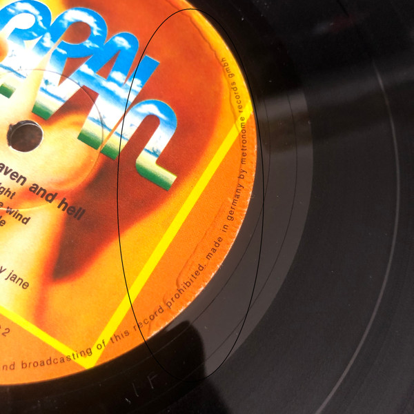 Jane - Between Heaven And Hell (LP, Album, Gat)